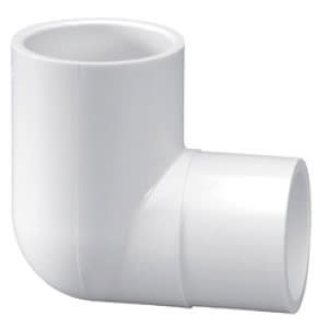 2-1/2in 90 Street Elbow PVC Sch. 40 Slip x Spigot  409-025S