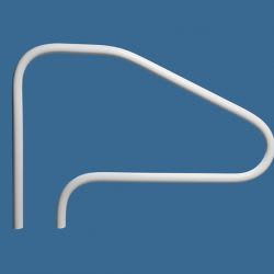 Saftron 48" Classic Figure 4 Four Bend Return To Deck White - product image