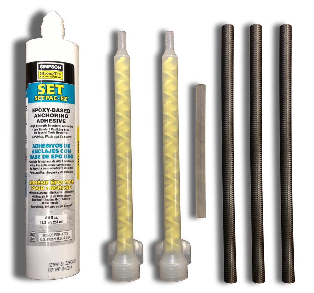 S.R. Smith Diving Board Epoxy Kit Includes Epoxy Resin, Hardener And �   Mounting Bolts - product image