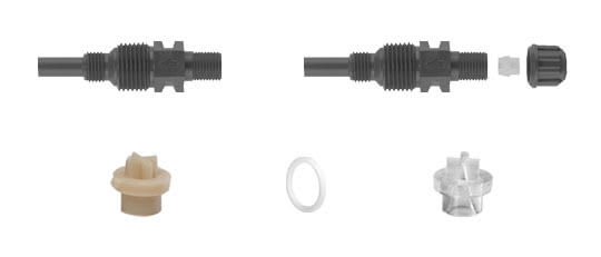 Stenner Injection Fitting W/Nut & Ferrule 1/4In (5 Pack) - product image