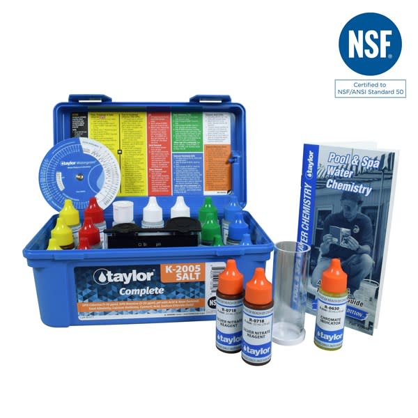 Taylor .75 Oz Complete Kit F/ Chlorine/Bromine Ph Alkalinity Hardness CYA Salt (DPD) ( Bottles)  