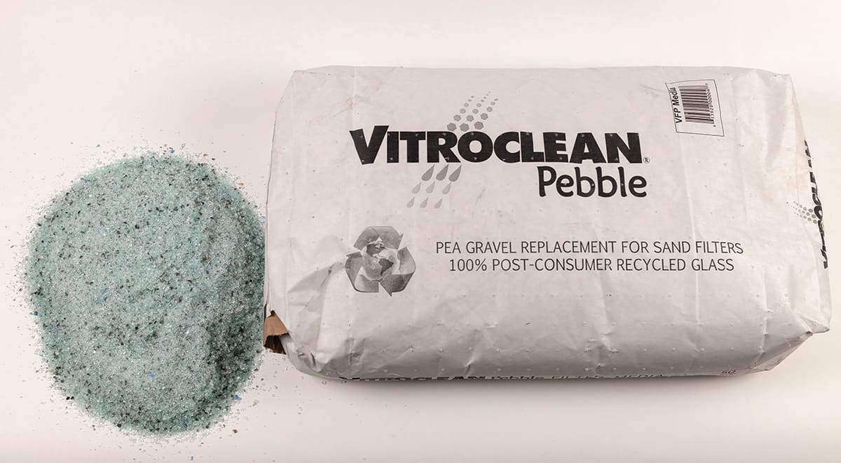 Superior 1/4in Filter Pebble Media Gravel, 50 lb Bag  