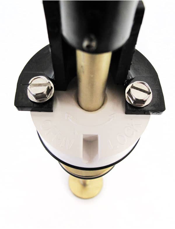 Piston Cap & Handle 2In Brass image 2