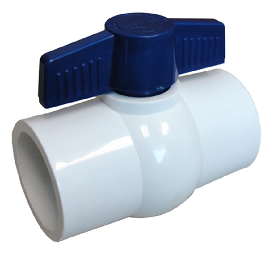 Valve PVC Ball 2In Sxs Blue Handle - product image