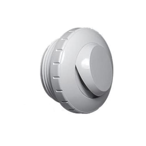 Waterway Threaded Eyeball Fitting, 1-1/2in MPT, Slotted Opening, White  