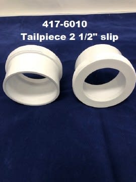 Waterway Tailpiece, 2 1/2" Slip | 417-6010