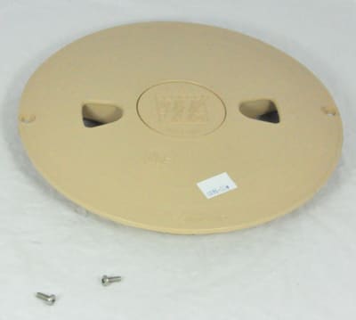 Waterway 9-7/8in Round Renegade Skimmer Lid & Mounting Ring Assembly, Beige  