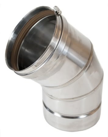 Z-Flex Vent Single Wall Elbow Pipe  