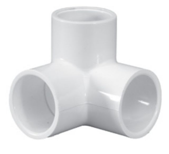 1 1/2" Schedule 40 PVC Side Outlet Elbow Socket, 413-015 - product image