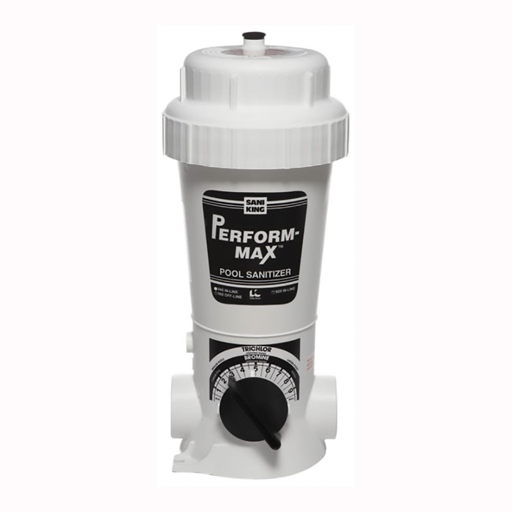 King Tech Perform-Max 980 In-Line Chemical Feeder w/ Reducer Bushings 01-05-0980 - product image