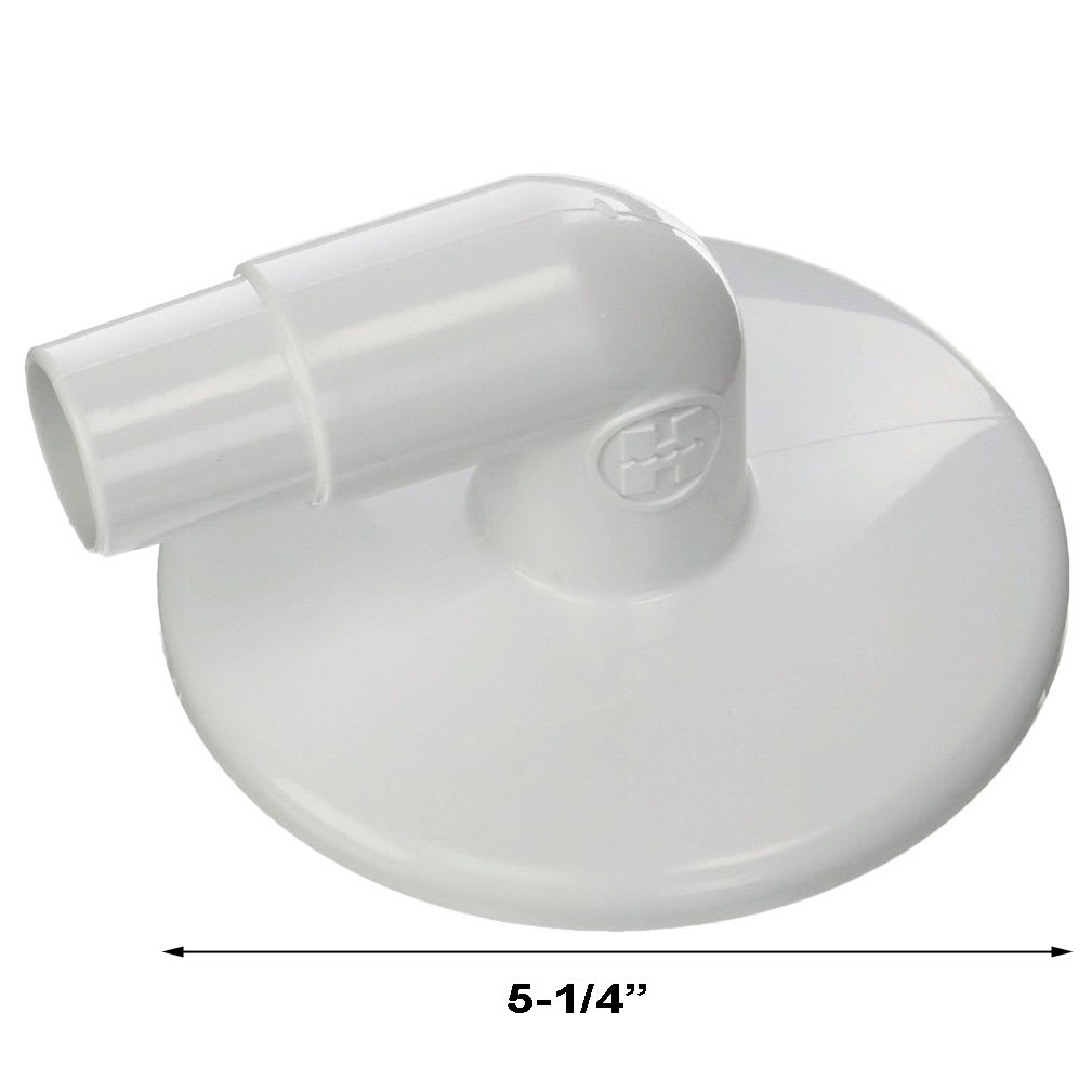 Hayward Skim-Vac Vac Plate 5-1/2" w/ 1-1/4" x 1-1/2" Combo Hose Elbow | SP1094D