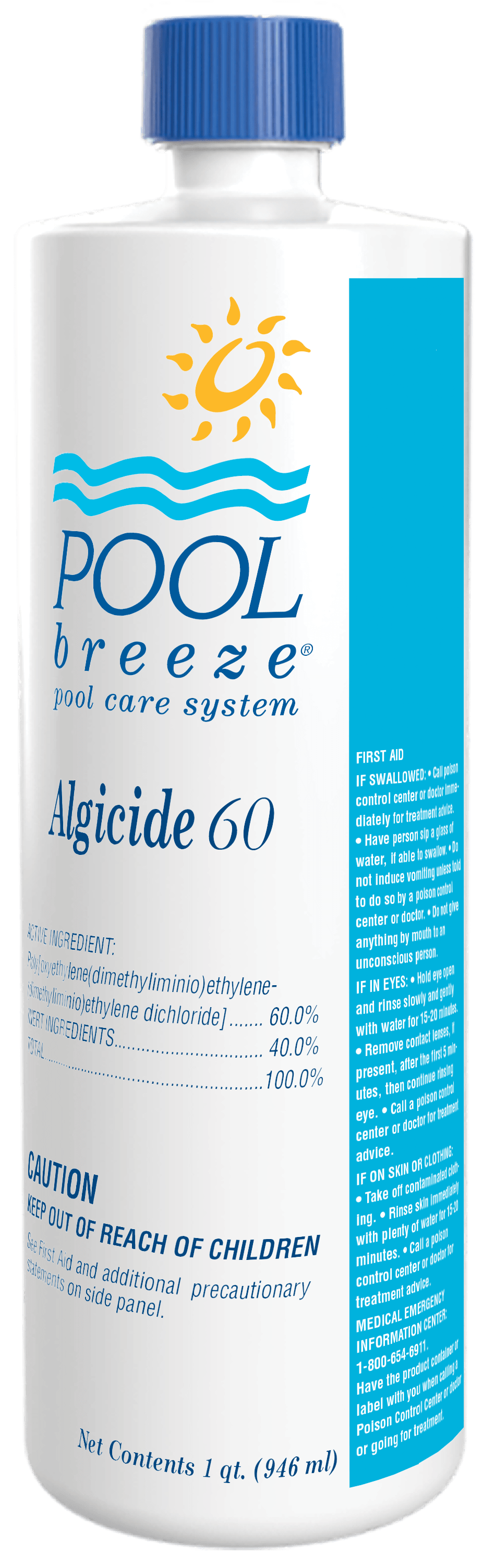 Pool Breeze Algicide 60 1 Quart Bottle, Available 12/Case - product image
