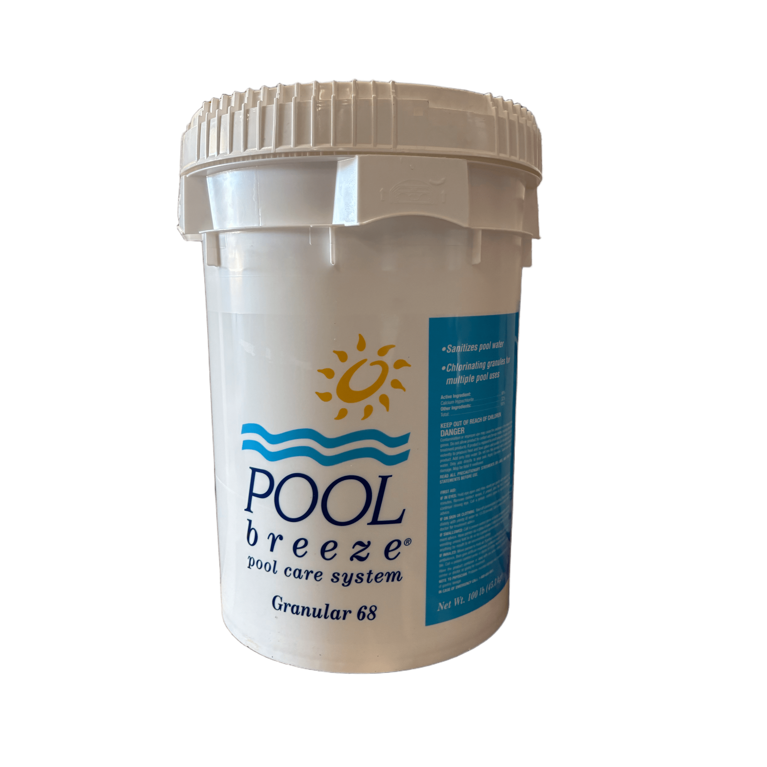Pool Breeze Granular 68 Cal Hypo 100 lb Drum - product image