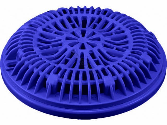 CMP Vinyl Liner Pool Main Drain Ring 8in Galaxy Lid Dark Blue  