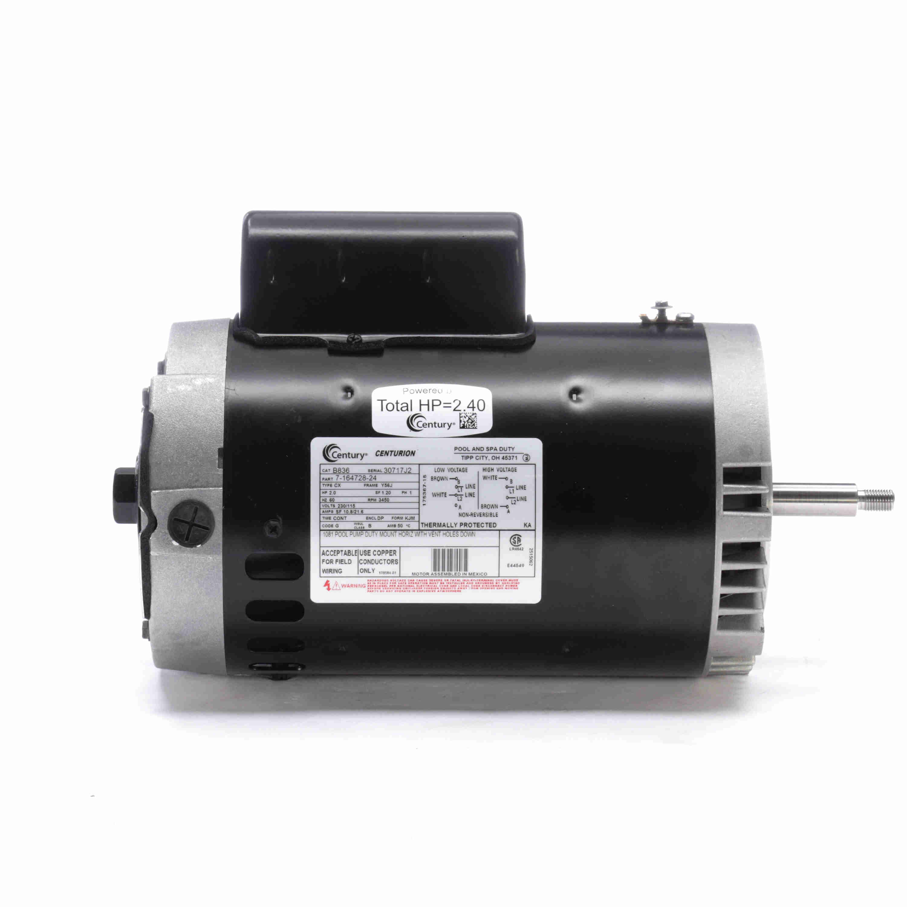 Century 2 HP Motor image 4