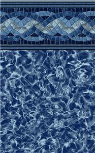 Merlin 27' Round Carnegie/Arctic Unibead AG Liner 52" Wall - product image