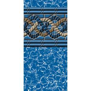 Swimline 27' Round Mystri Gold Unibead AG Liner 52" Wall