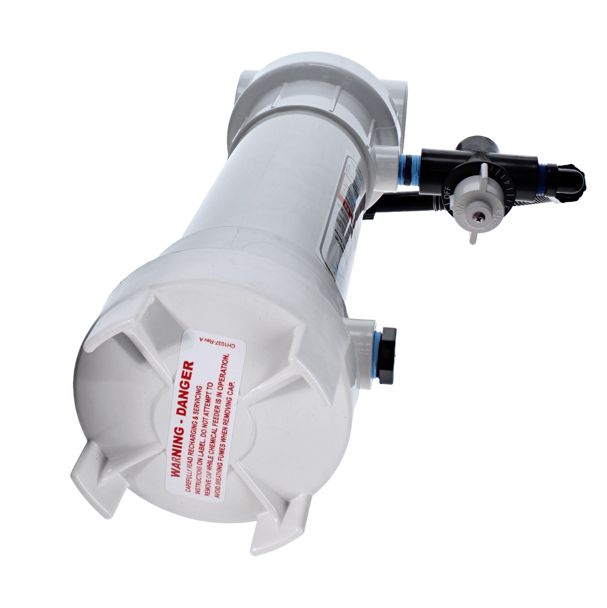 Aquastar ChemStar In-Line Chlorinator, 2in PVC Slip Fittings, Includes Adapters for 1.5in and Control Valve  