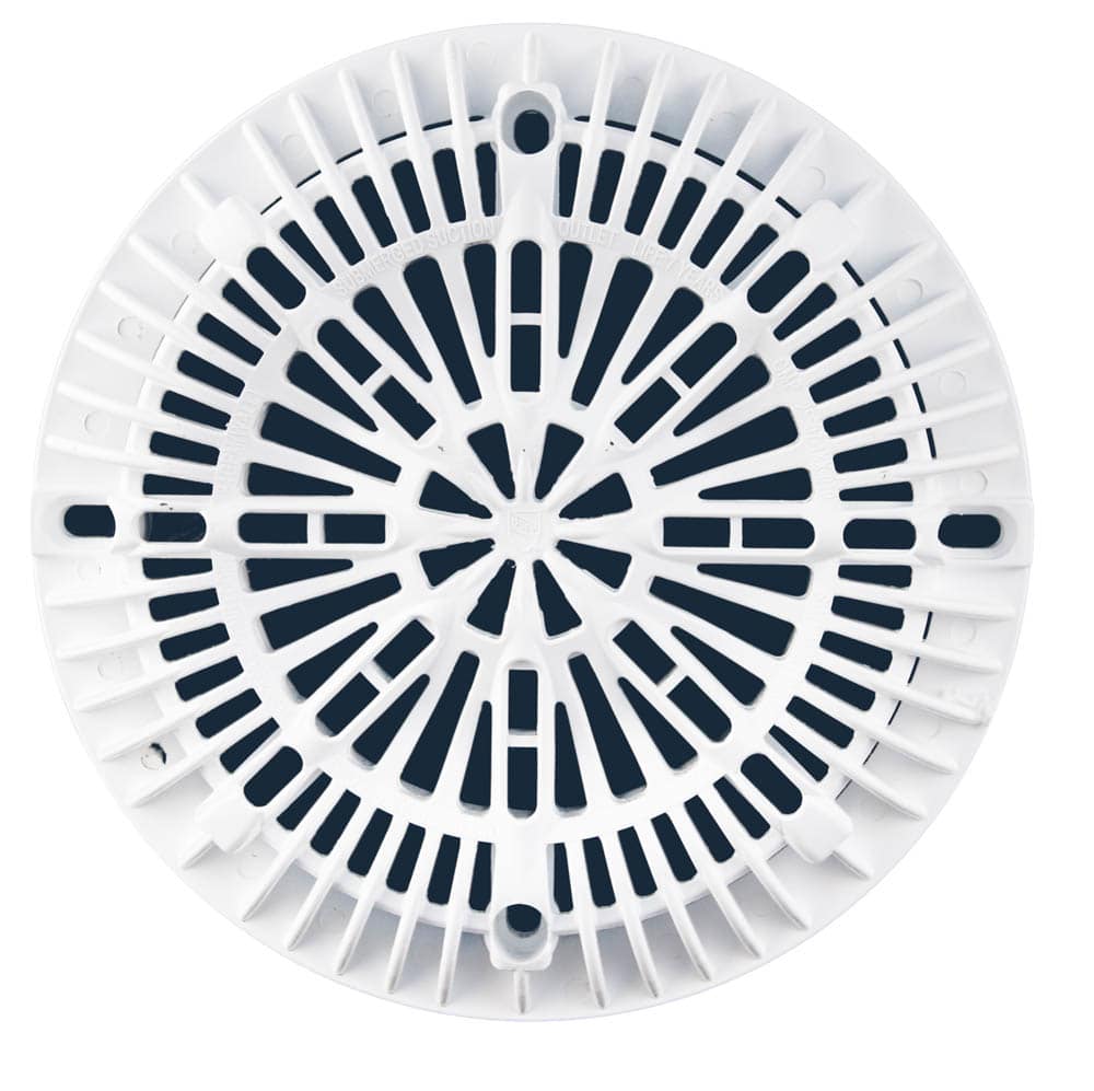 CMP 8" Galaxy Drain Cover With Screw Pack; Gray image 2