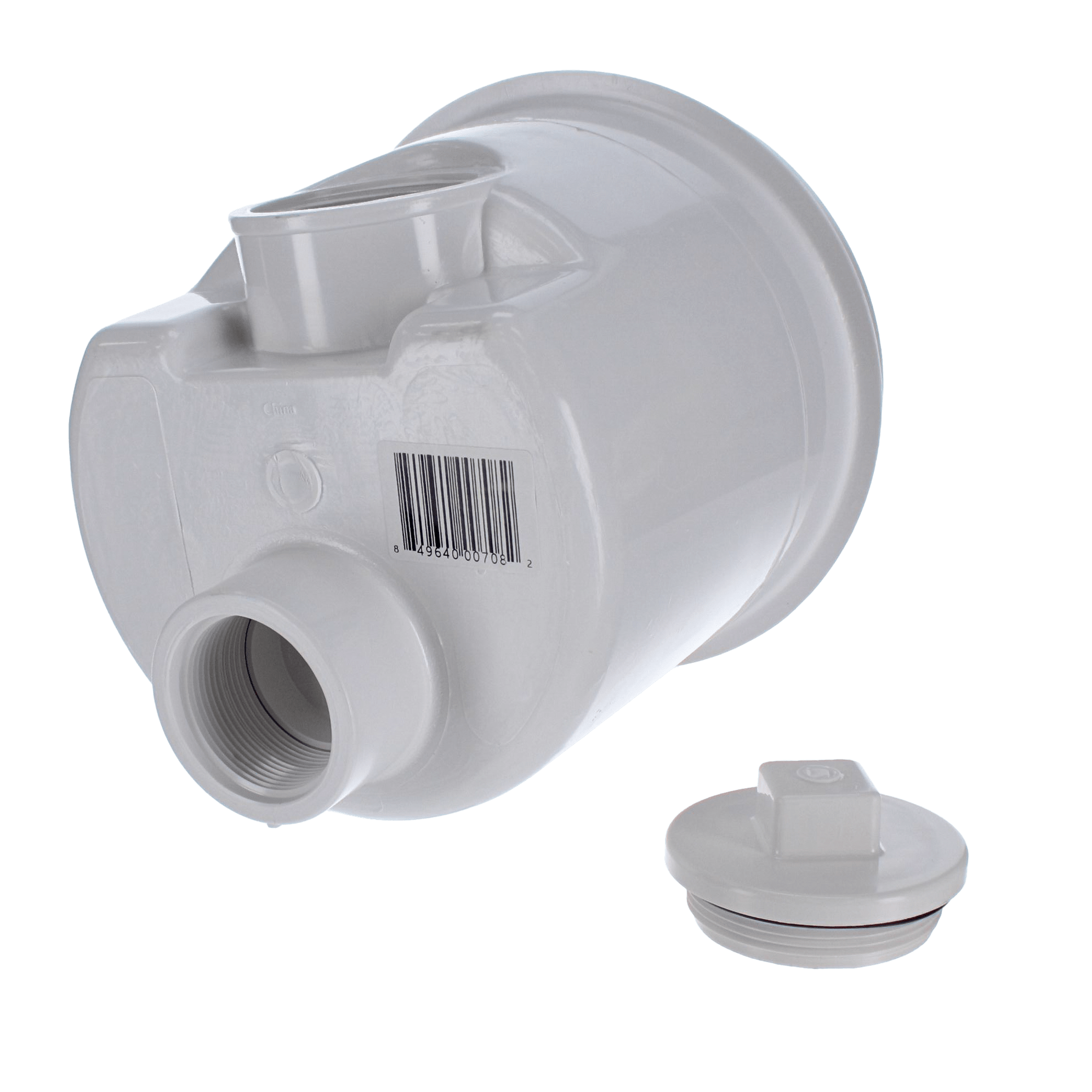 CMP Gunite Main Drain Sump Side and Bottom Port 2" FIPx 1.5in FIP White image 4