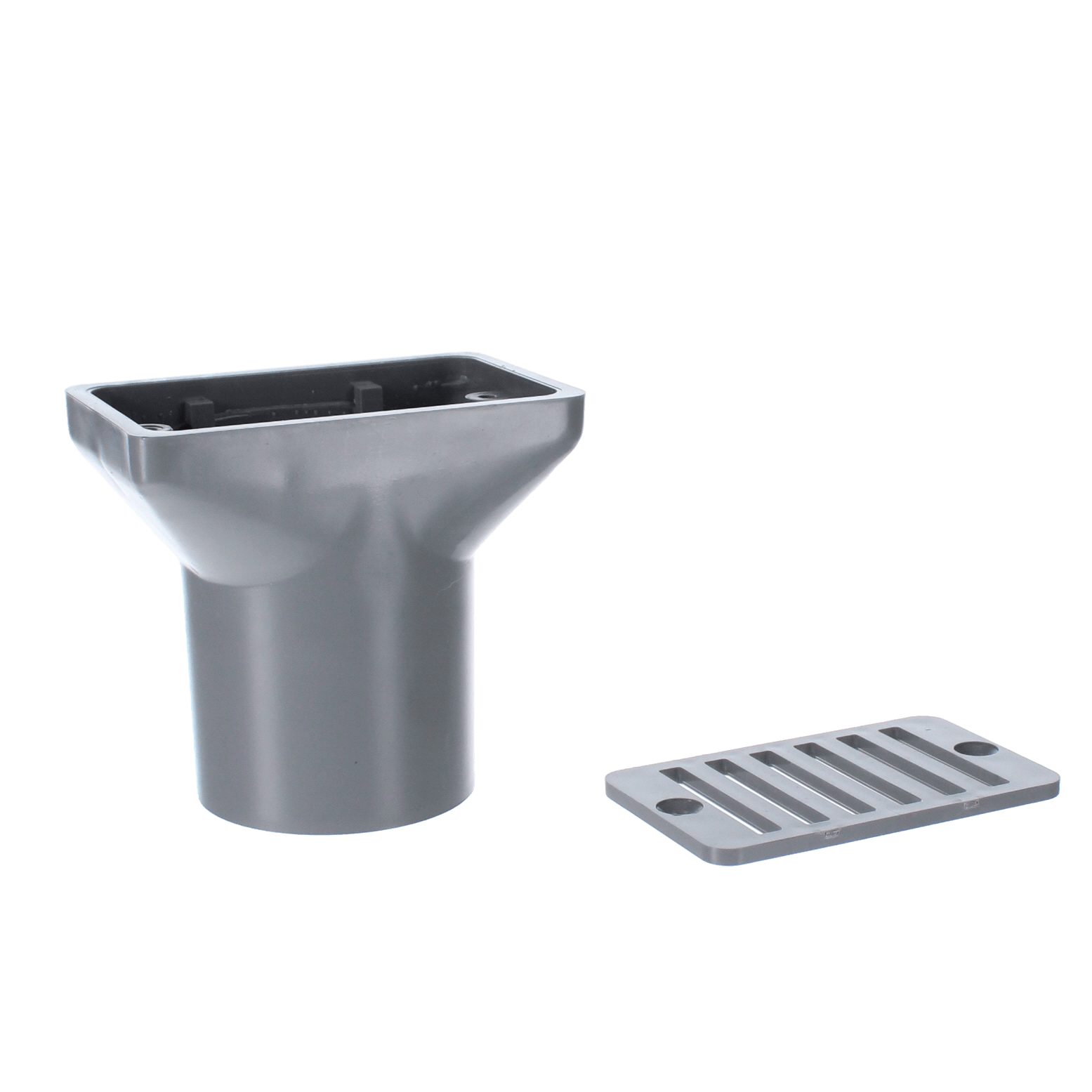CMP Gutter Deck Drain Grey Fip X Soc , 2" image 2