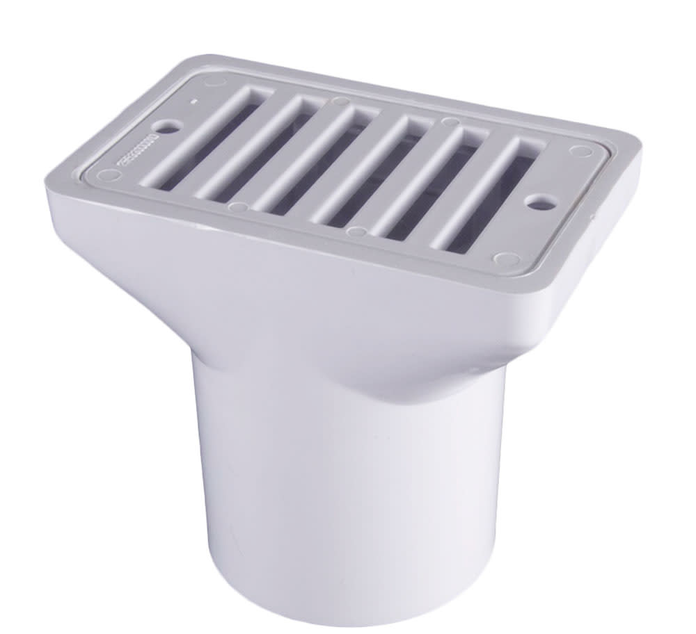 CMP Gutter Deck Drain Grey Fip X Soc , 2" image 3