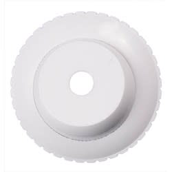 CMP 1-1/2" MIP Directional Flow Outlet Fitting, ⅜" Eyeball, White 25552-100-000 image 3
