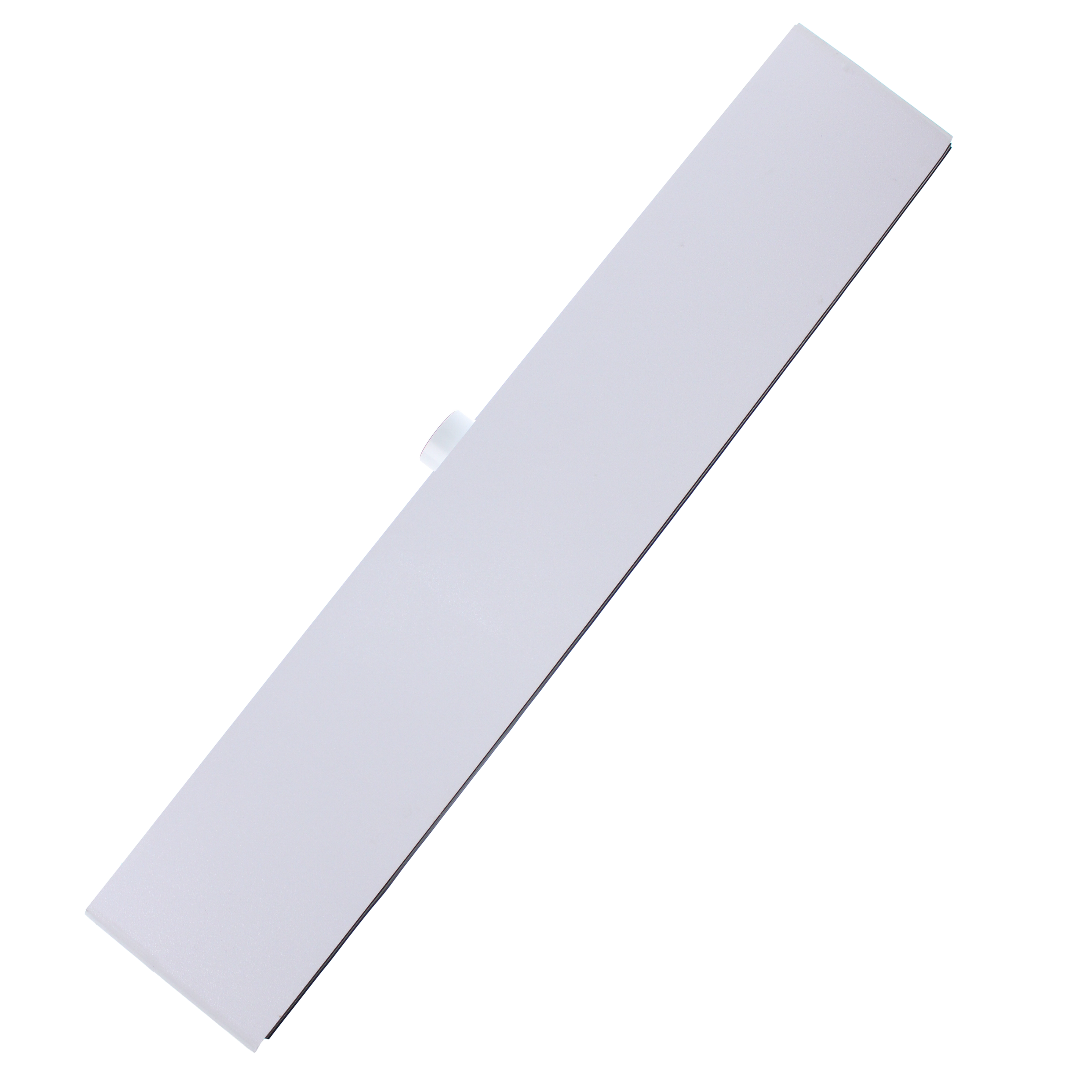 Gaw Sheer Descent White , 48in X 6in  