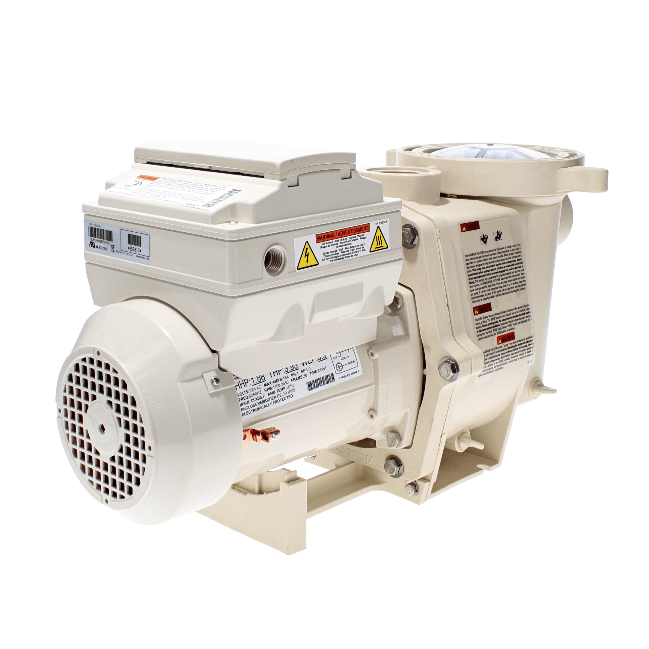 Pentair IntelliFlo VS+SVRS Variable 3.95 hp 230V Pool Pump | EC-011057 image 3