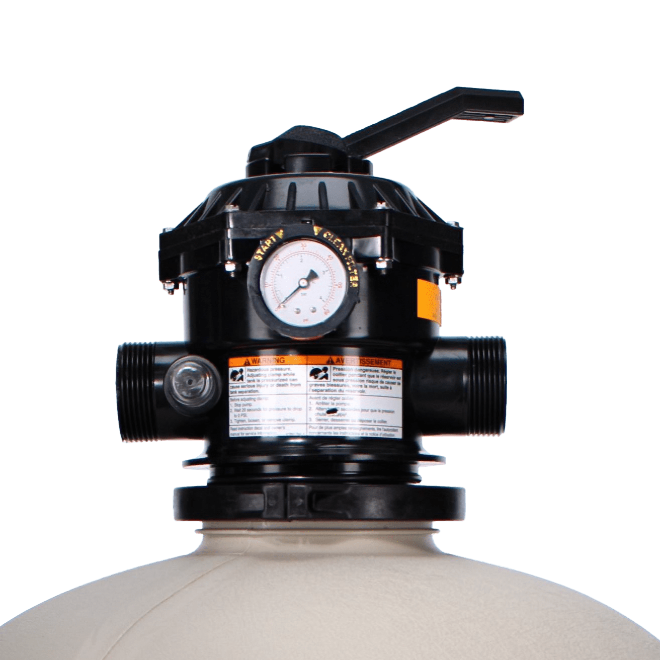 Pentair Sand Dollar Top Mount Sand Filter 2.3 sq-ft, w/o Valve | EC-145322 image 3