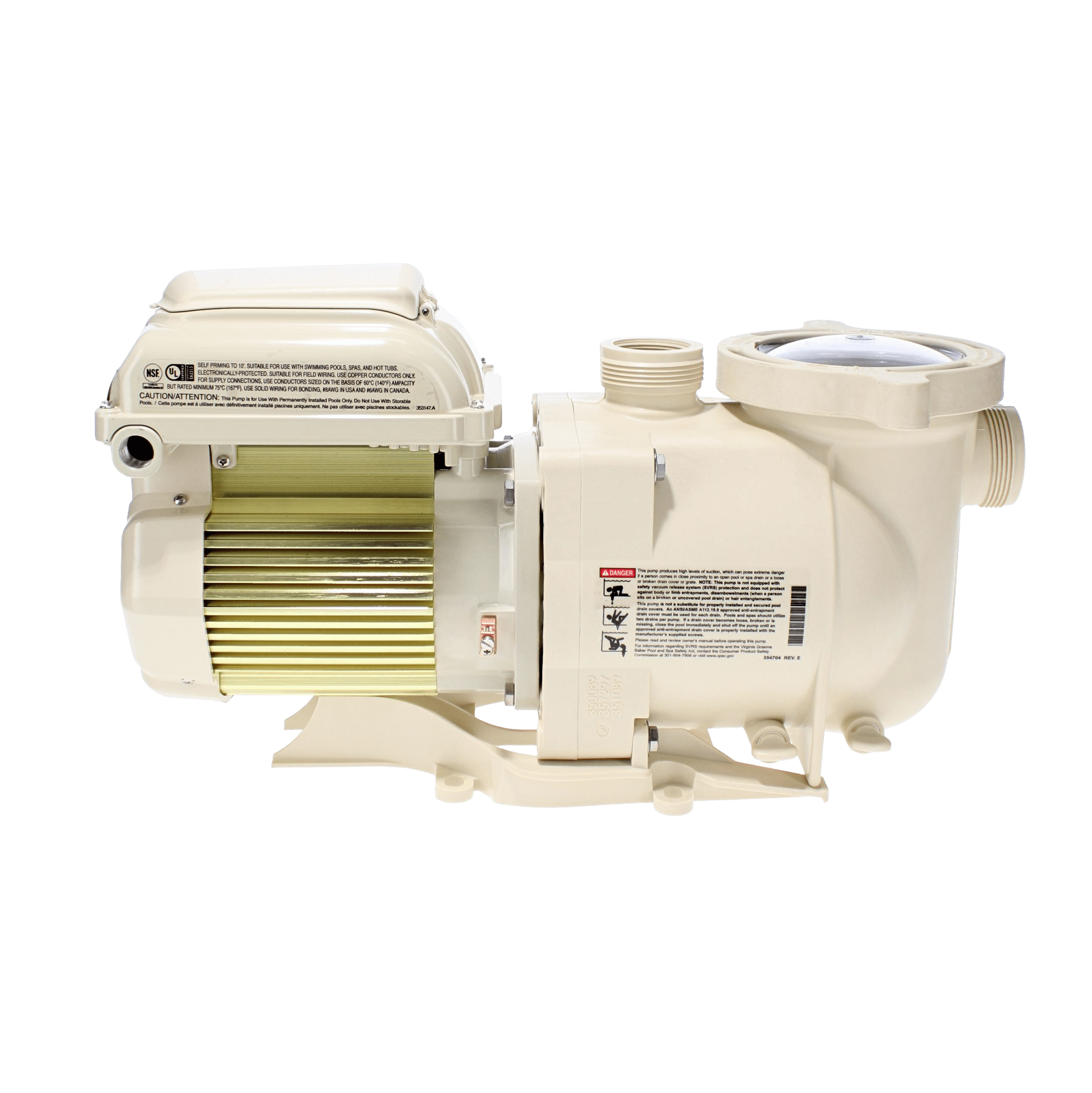 Pentair SuperFlo Variable-Speed Residential Pool Pump 2.2 hp 115/230V | EC-342001 image 8