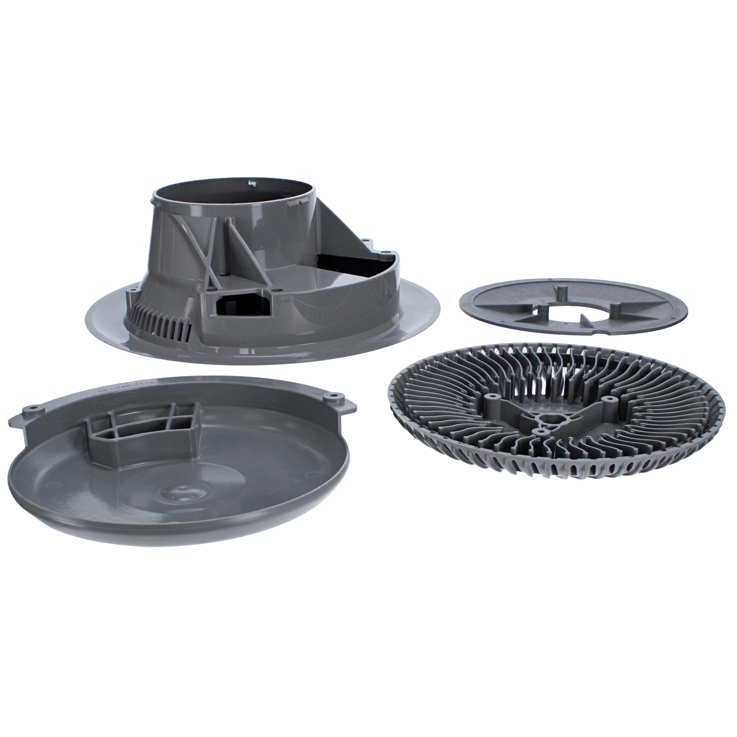 Paramount Heads & Collars Mdx-R3 Concrete Debris Drain W/O Sump Concrete Pools - Light Gray image 3