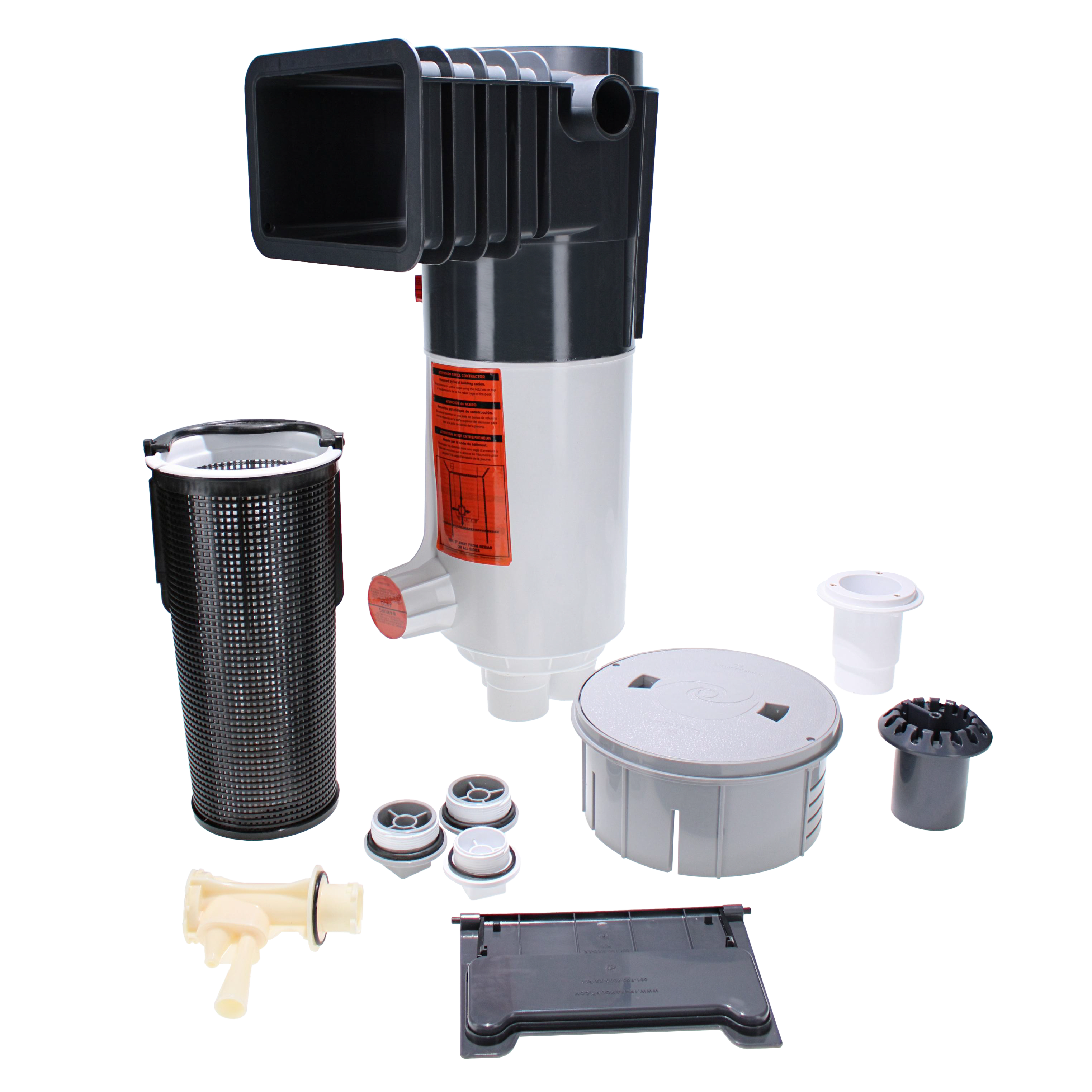Paramount In-Floor Water Valves Skimmer V Concrete Gray Light Gray L 004702100208 image 2