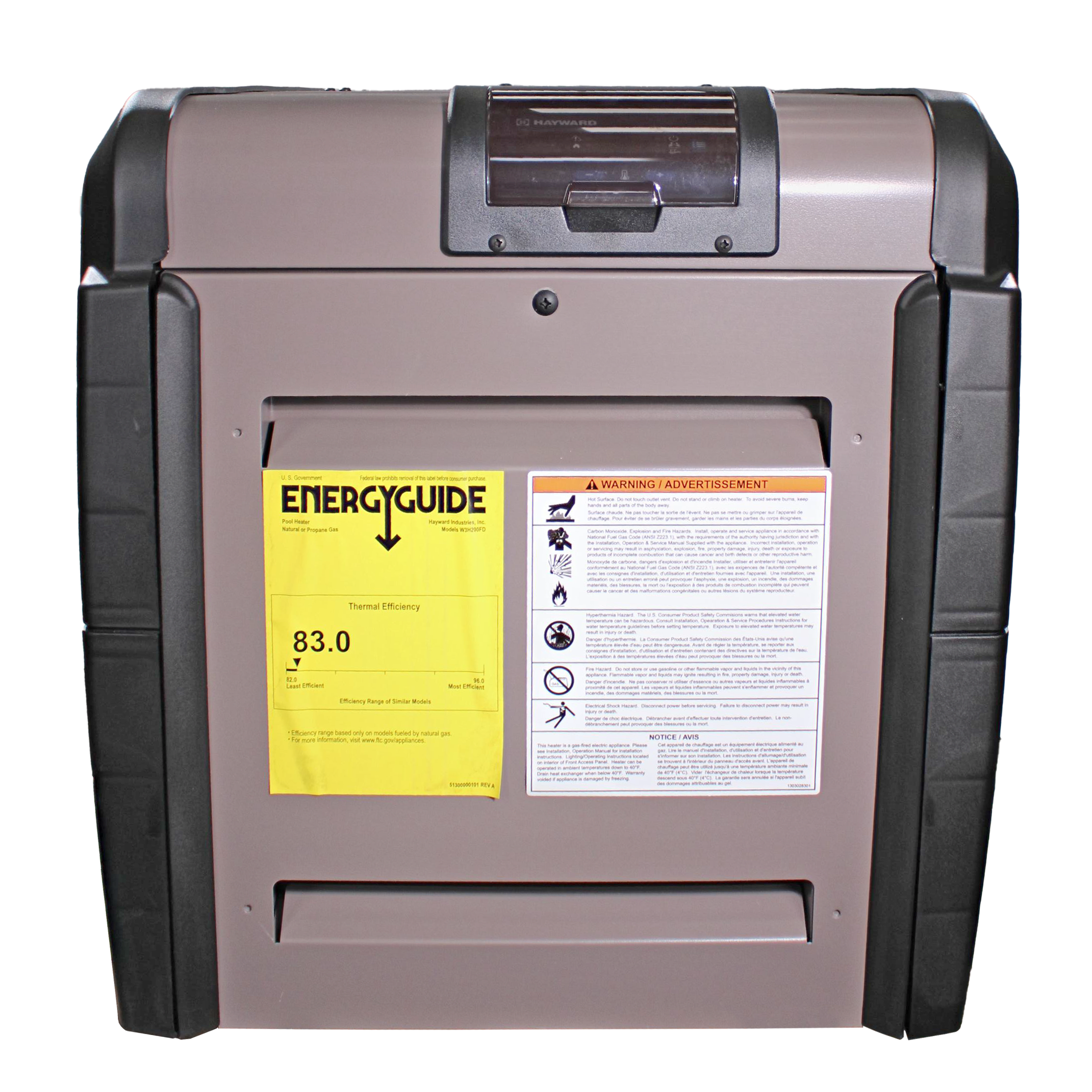Hayward Universal H-Series Propane Gas Heater 200,000 BTUs, Low NOx W3H200FDP image 2