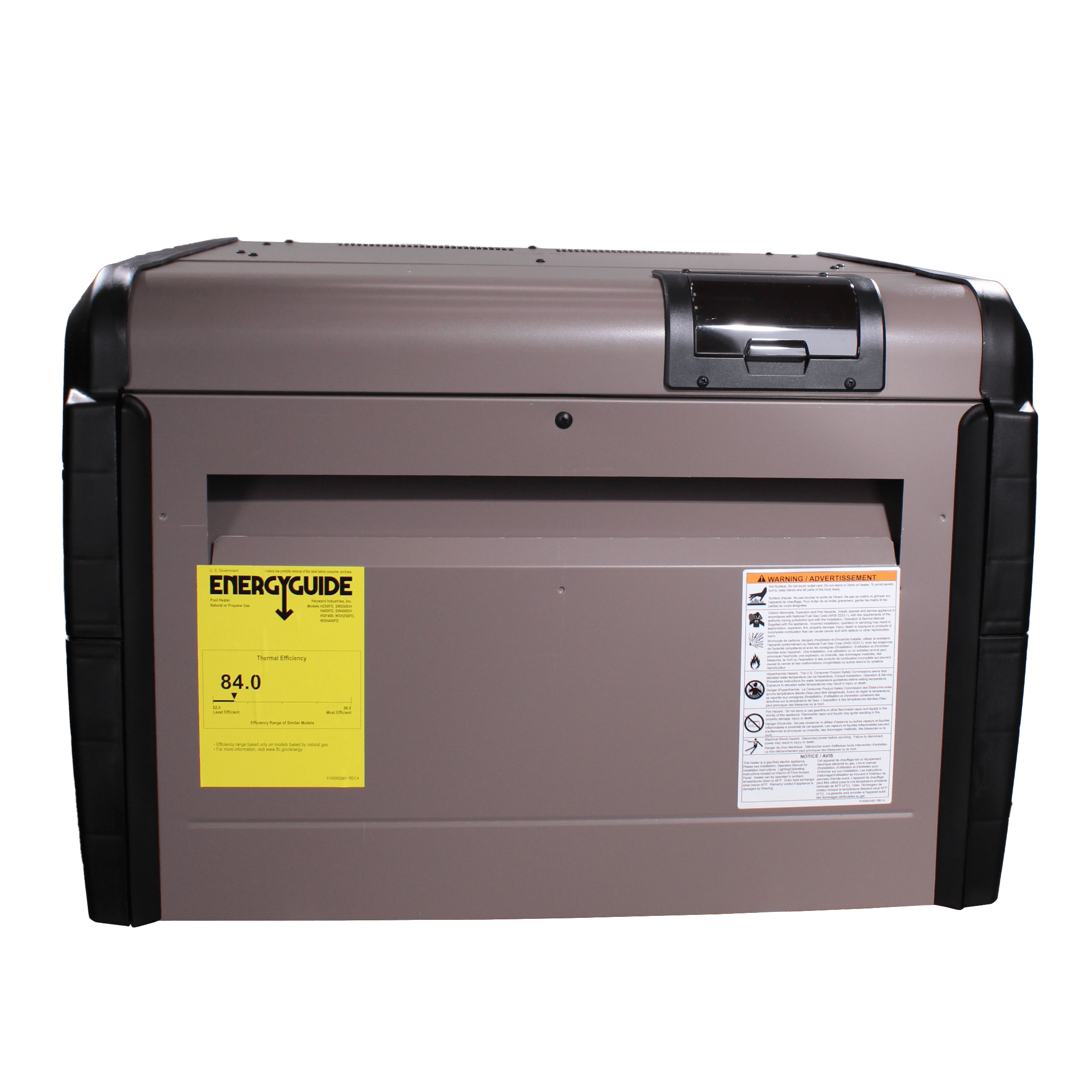 Hayward Universal H-Series Natural Gas Heater 400,000 BTUs, Low NOx W3H400FDN image 2