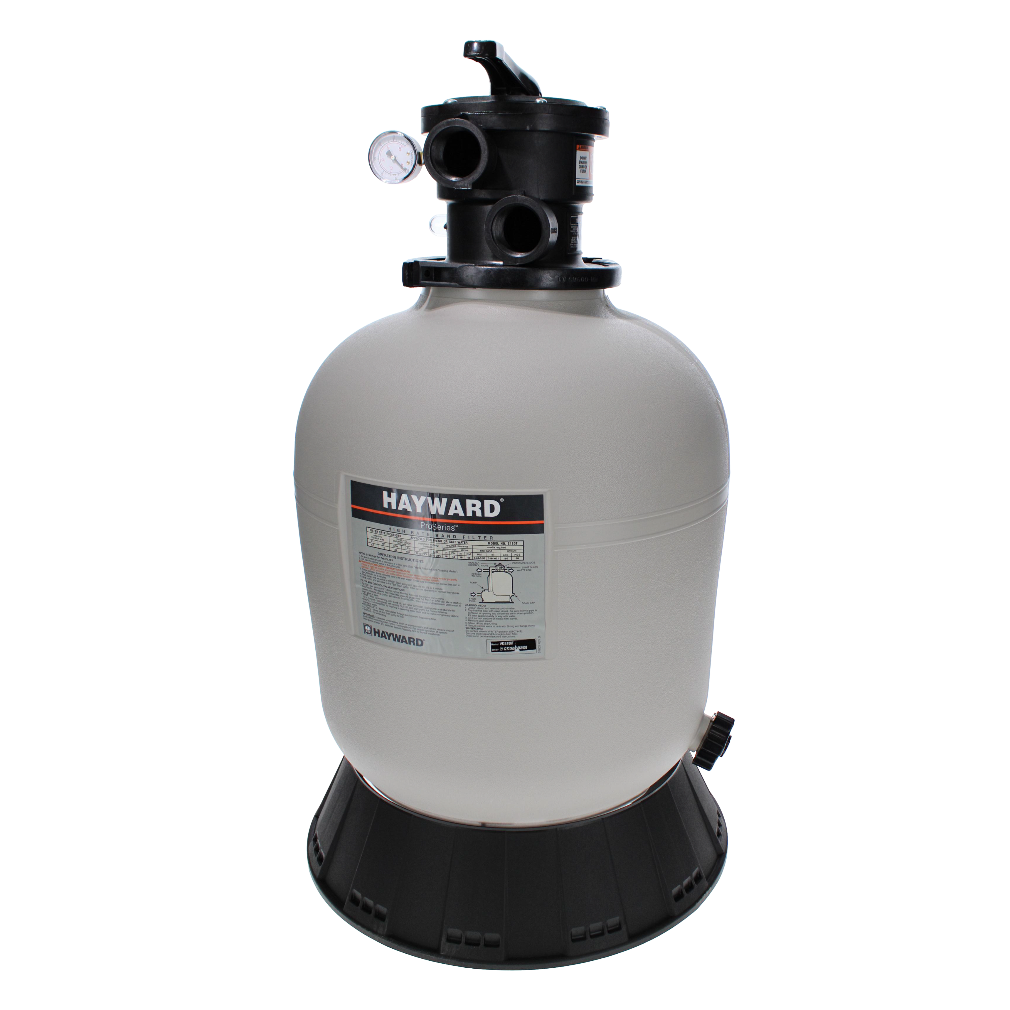 Hayward ProSeries 18" Sand Filter Top Mount W3S180T