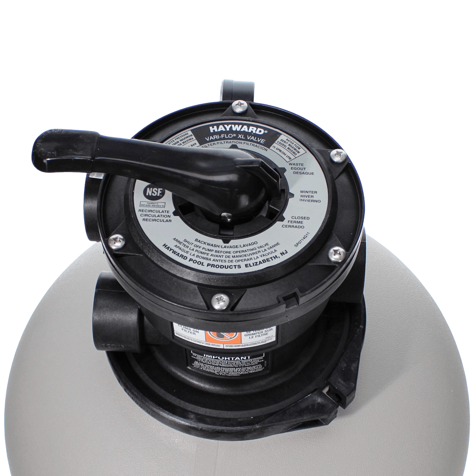Hayward ProSeries 18" Sand Filter Top Mount W3S180T image 5