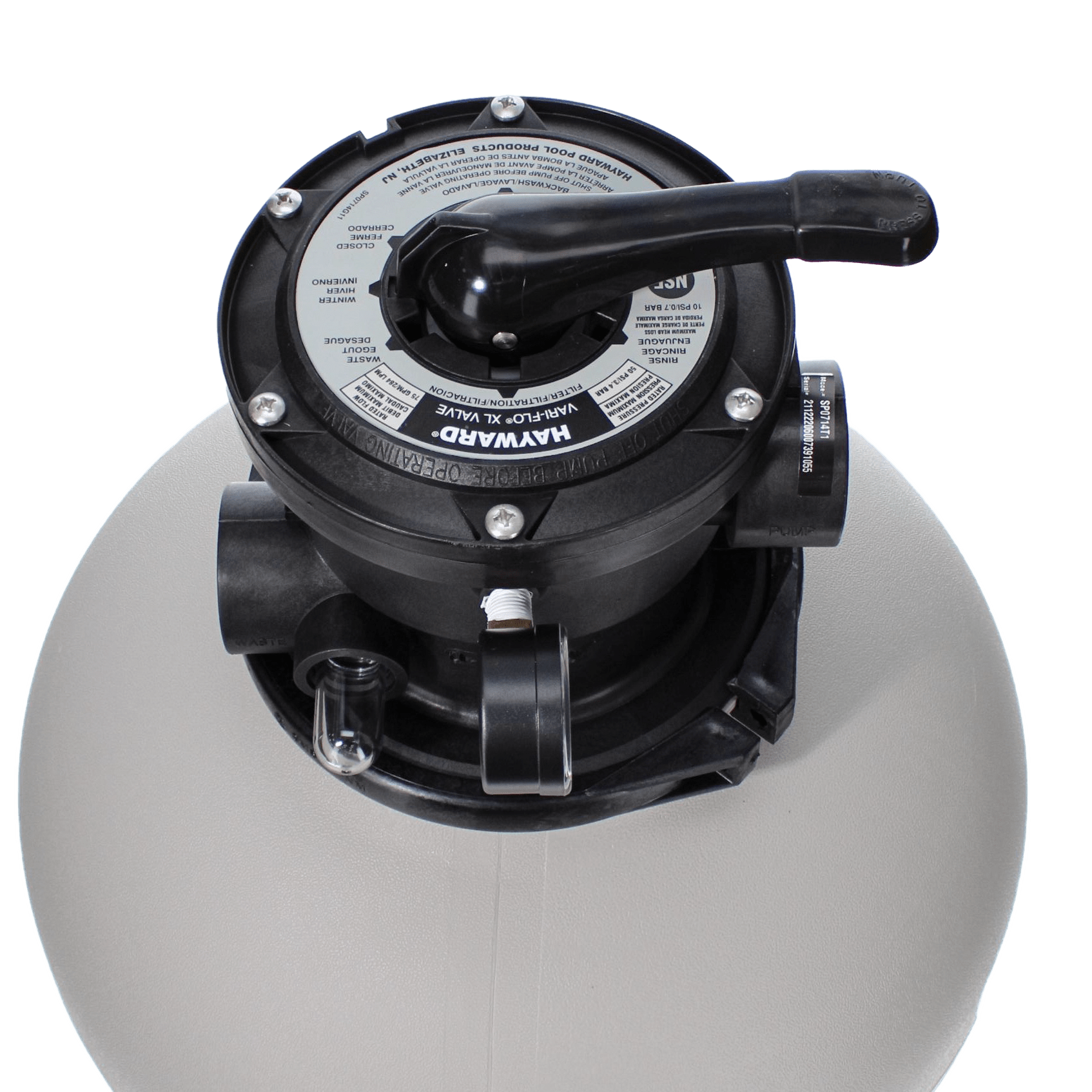 Hayward ProSeries 18" Sand Filter Top Mount W3S180T image 6