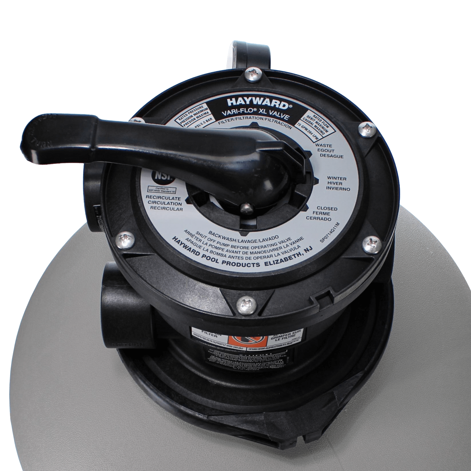 Hayward ProSeries 18" Sand Filter System w/ Valve & 1 HP Power-Flo Matrix Pump W3S180T92S image 8