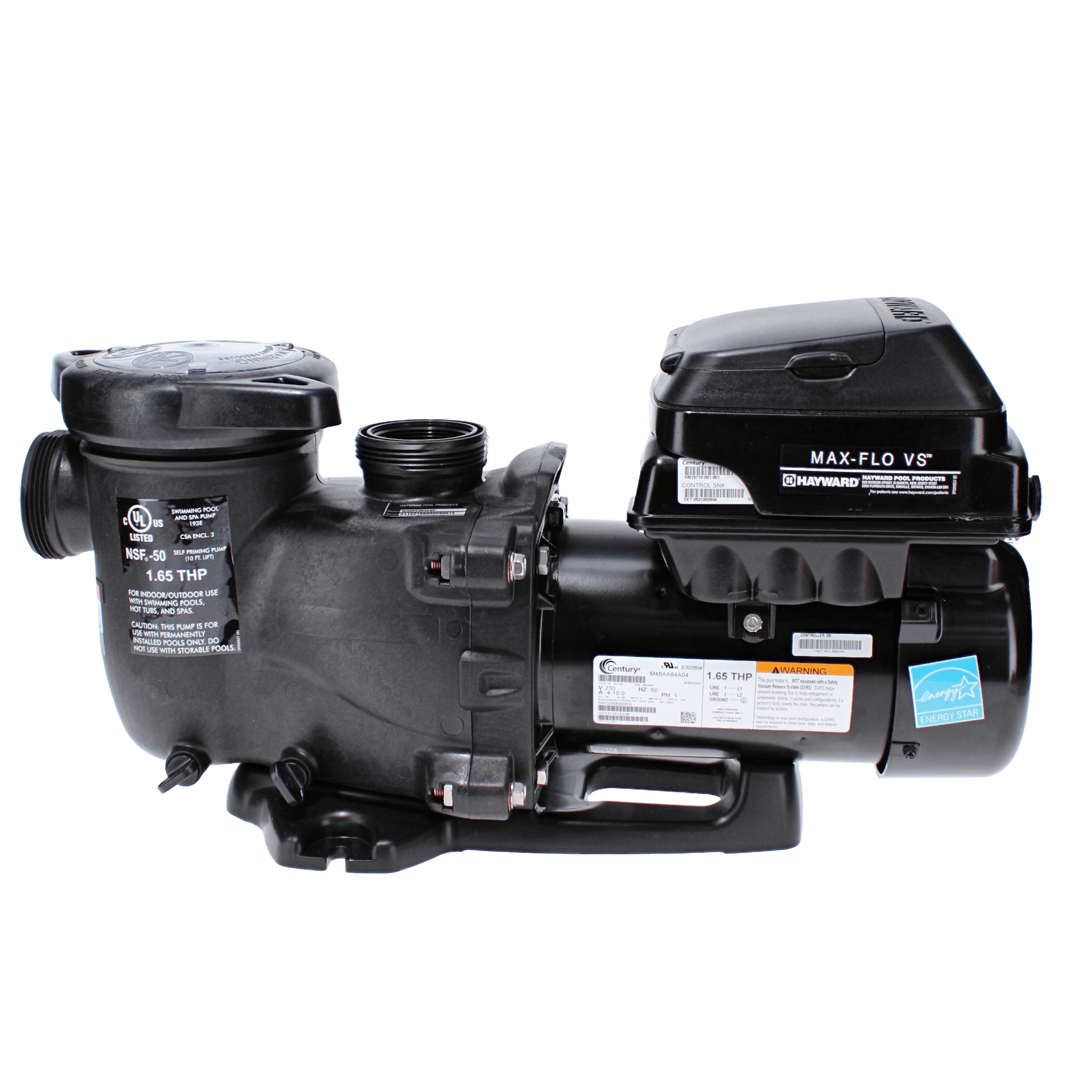 Hayward MaxFlo 1.5 HP Pool Pump, 230V, Variable Speed W3SP2303VSP image 8