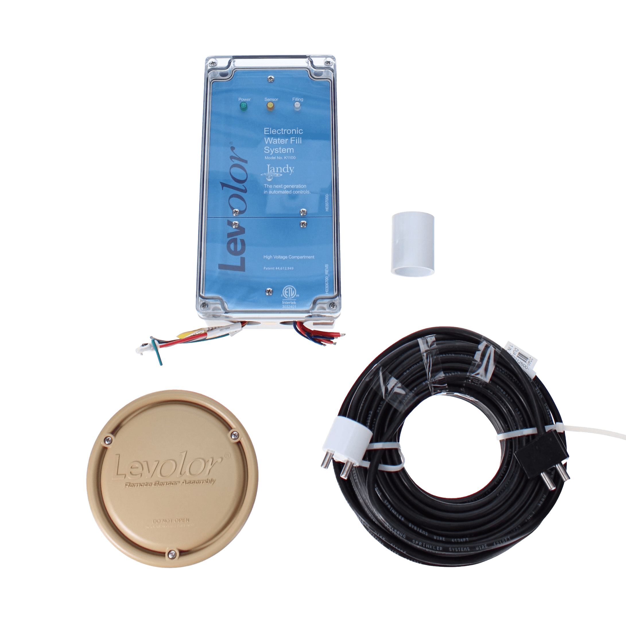 Jandy Pro Series Lev 110, 110/220V, 100ft Cord for Fill only  