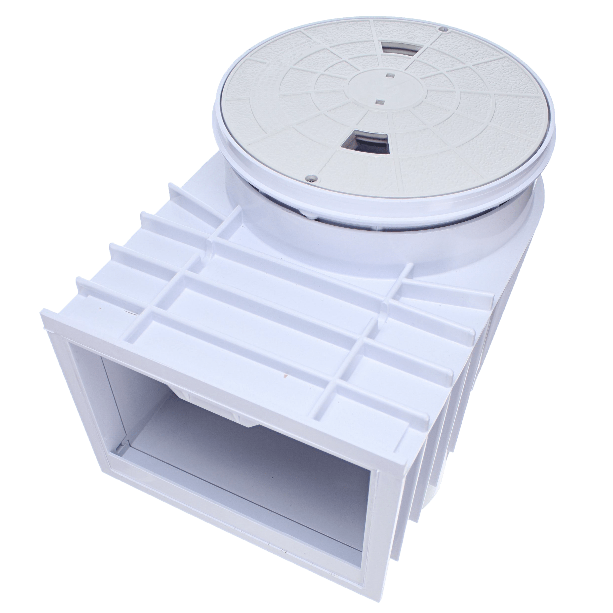 Pentair Bermuda Skimmer 2in Slip Ports, White, Gunite  