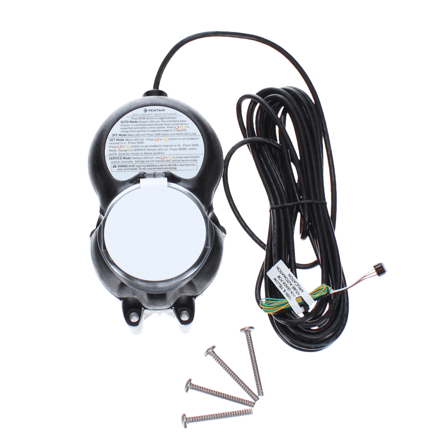 Pentair IntelliValve Valve Actuator, 750 AMP, 24 V, 50/60 Hz, 20 ft, Single Pump  