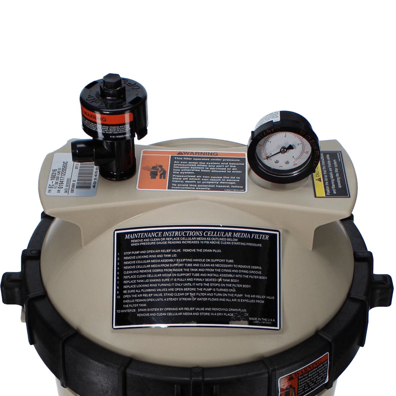 Pentair Clean & Clear 200 SQ FT Cartridge Filter EC-160318 image 2