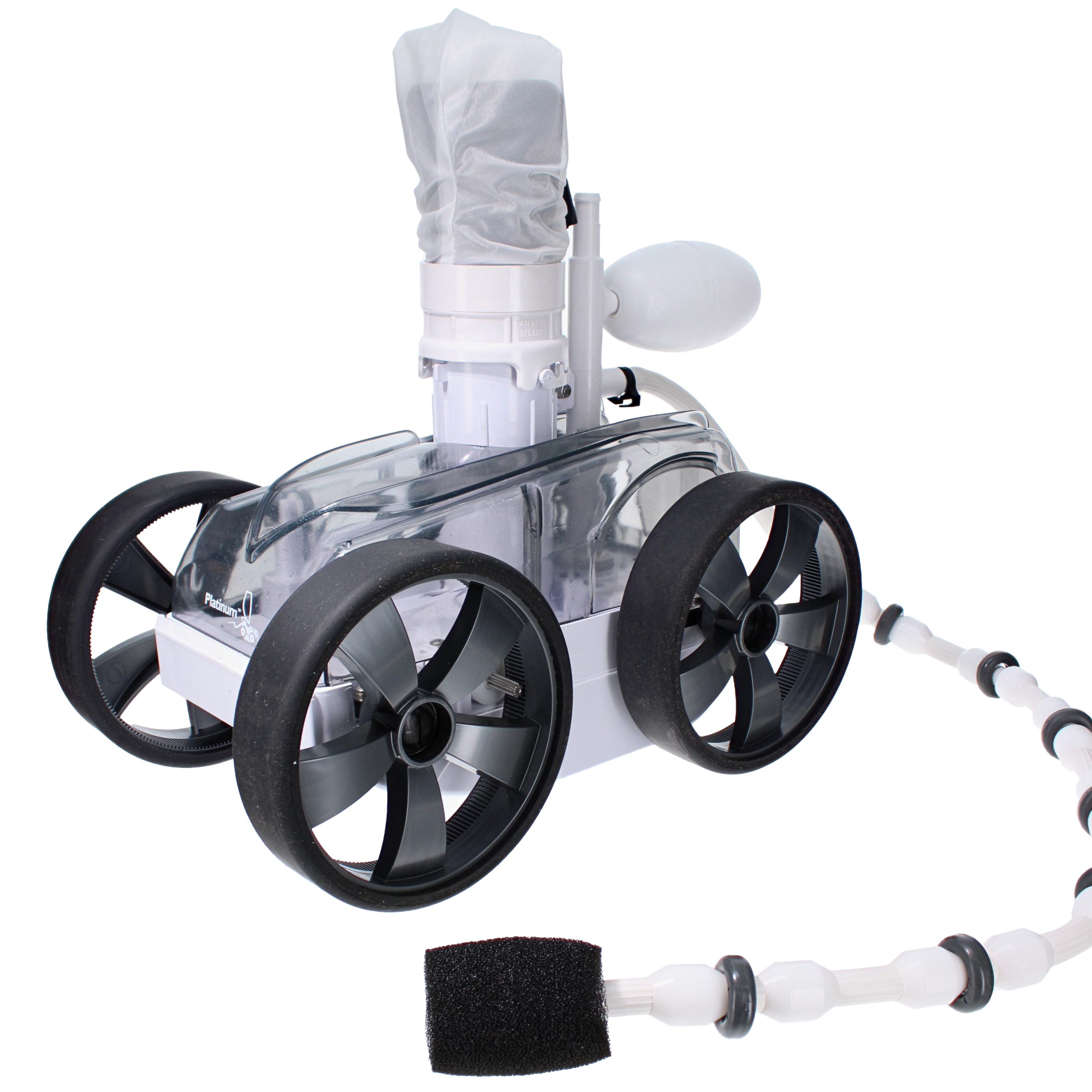 Pentair Kreepy Krauly Platinum Pressure-Side Inground Pool Cleaner, Gray Top, White Bottom for Lighter Colored Pools  