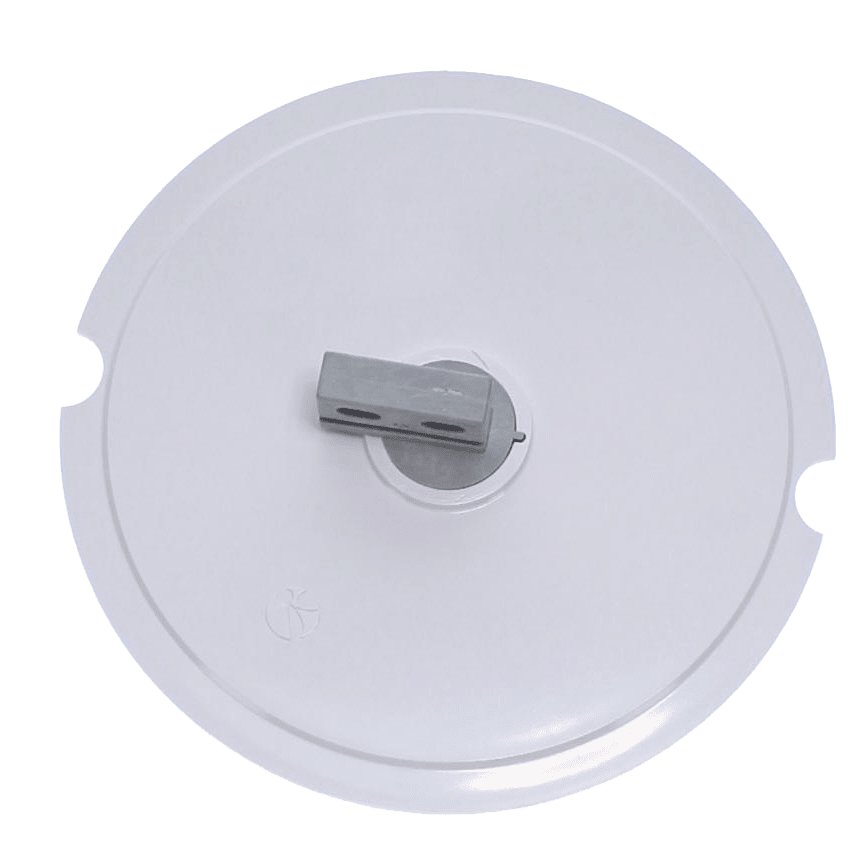 Polaris 180/280 Axle w/ Sand/Gravel Guard, White  