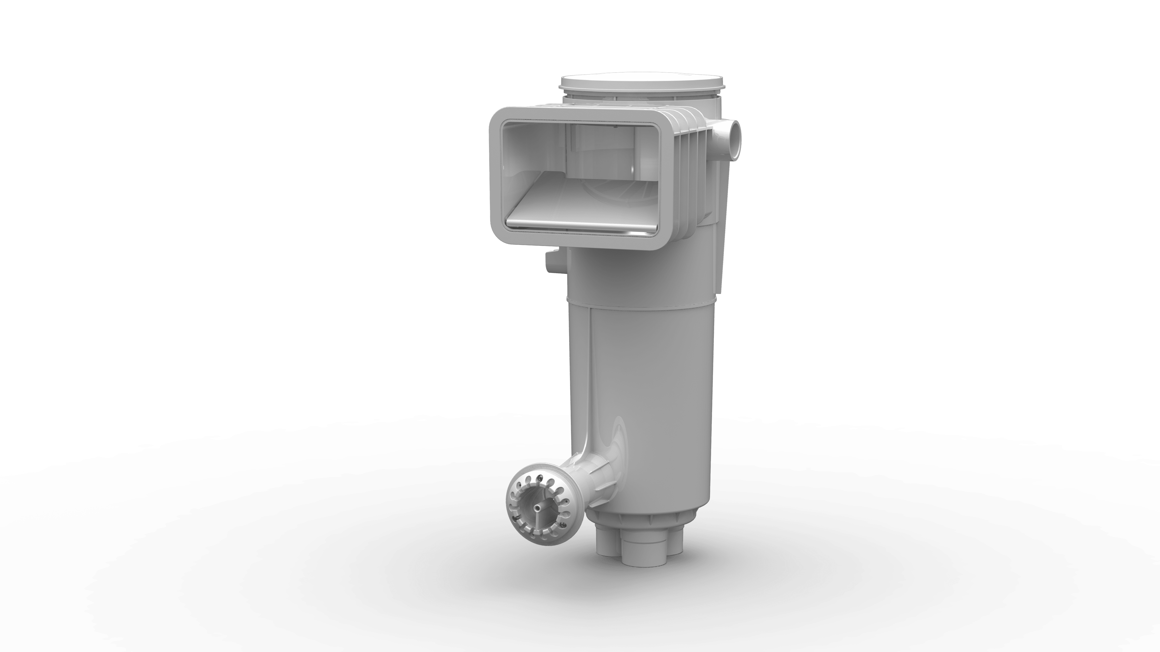 PARAMOUNT SKIMMER V CONC WHT WHT LID & R - product image