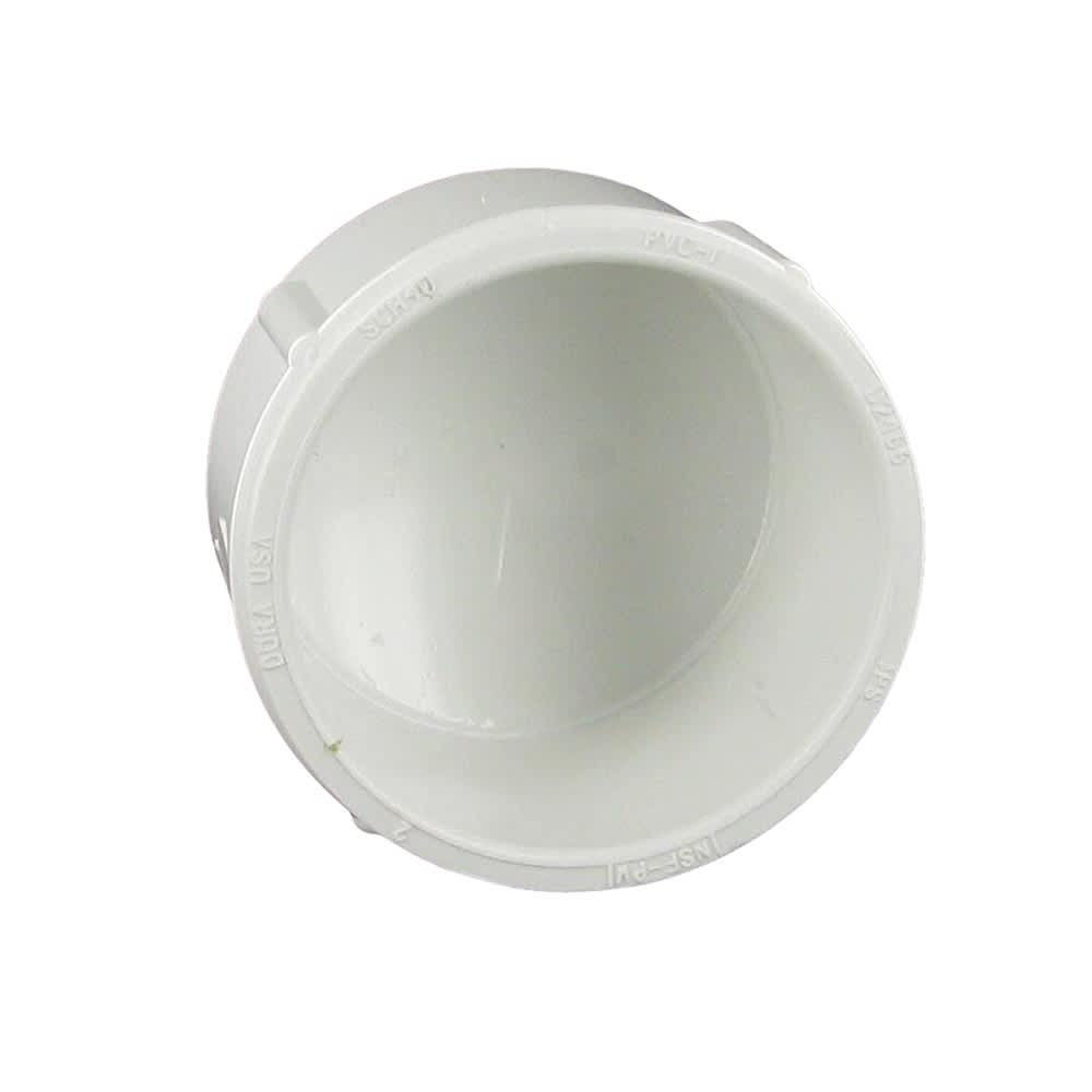 PVC Schedule 40 - Cap, 2in Slip White   