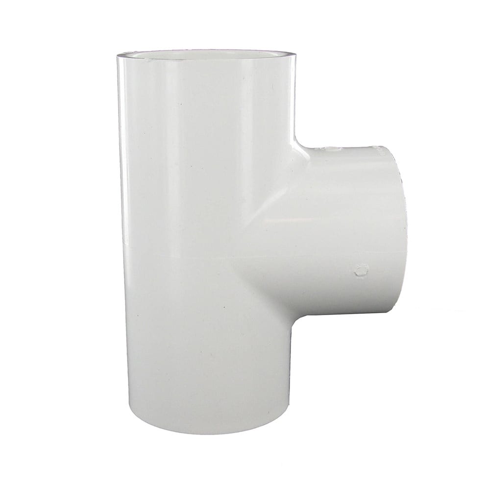 PVC Schedule 40 - Tee, 2in Slip White   