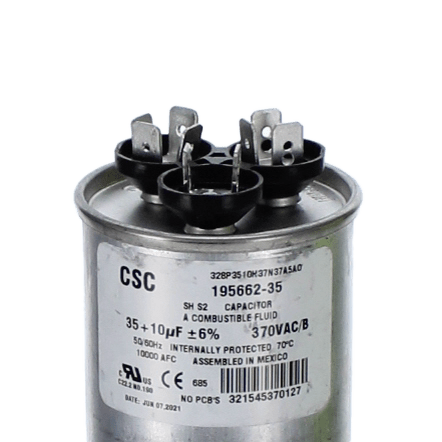 Capacitor 35 Mfd 370Vac (3 Terminals  
